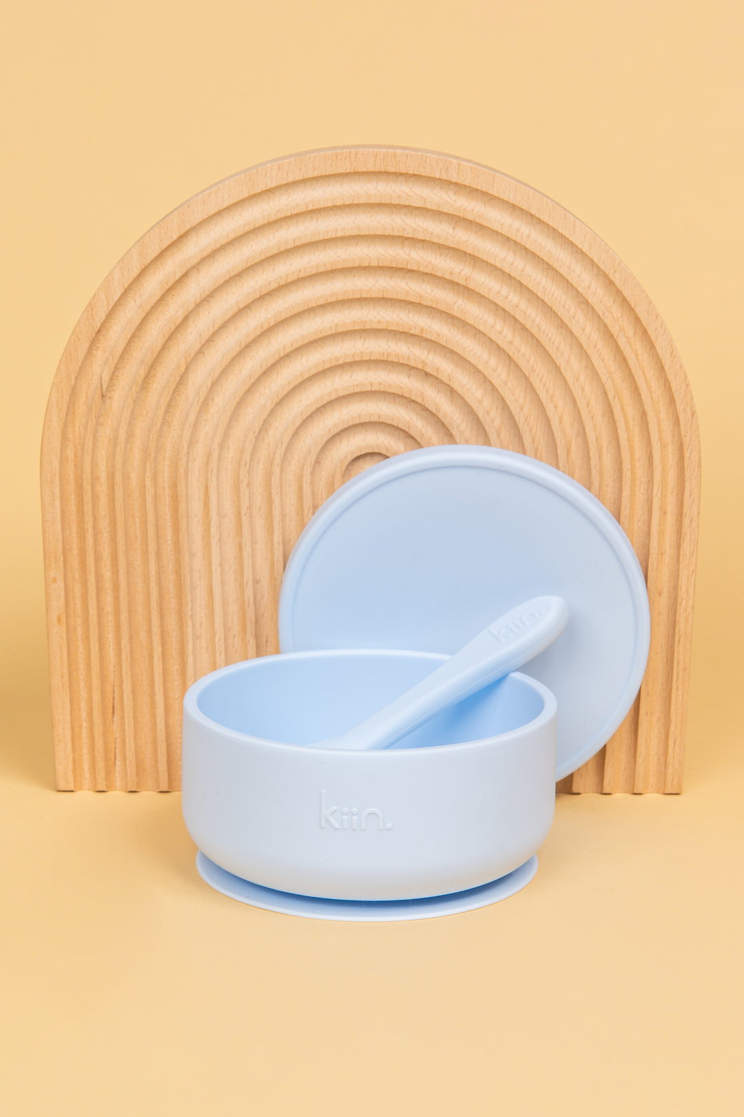 Kiin Silicone Suction Bowl, Lid + Spoon Set - Assorted