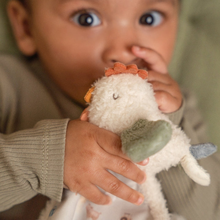 Little Farm Cuddle Cloth Chicken Comforter