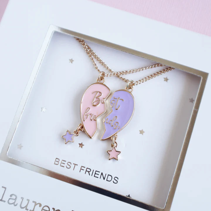 Lauren Hinkley Forever Heart Best Friends 2 Piece Necklace Set The Thrifty Mumma