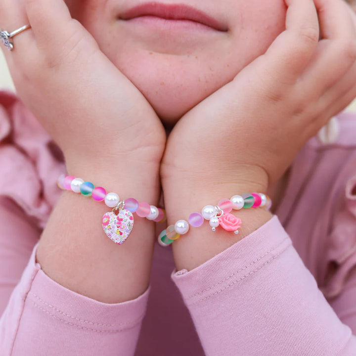 Lauren Hinkley Petite Fleur Rose Elastic Bracelet