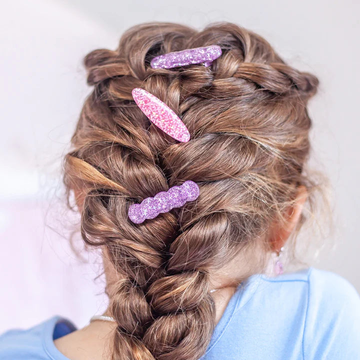 Lauren Hinkley Pink Sparkle Glitter Clips - 2 Pack