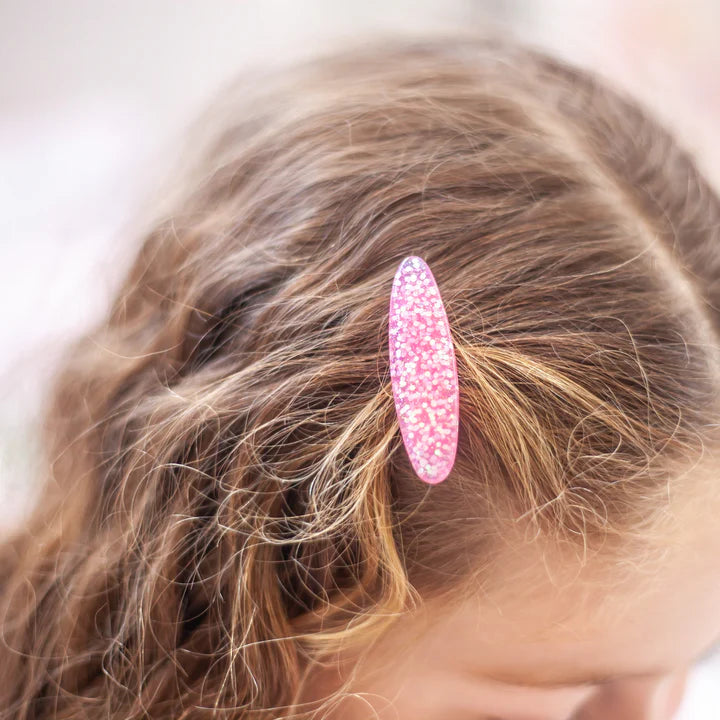 Lauren Hinkley Pink Sparkle Glitter Clips - 2 Pack