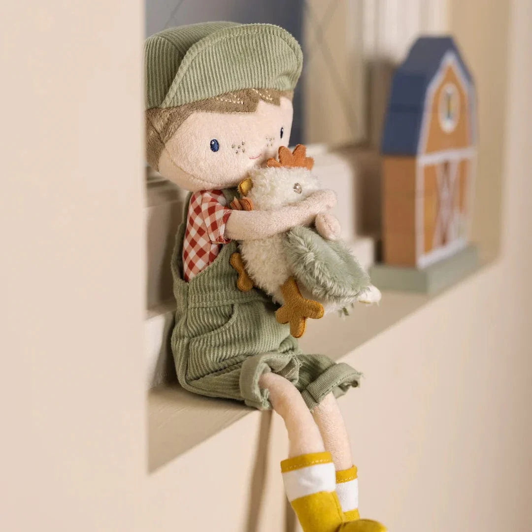 Little Dutch Plush Soft Toy Bundle - Farmer Jim & Farmer Rosa
