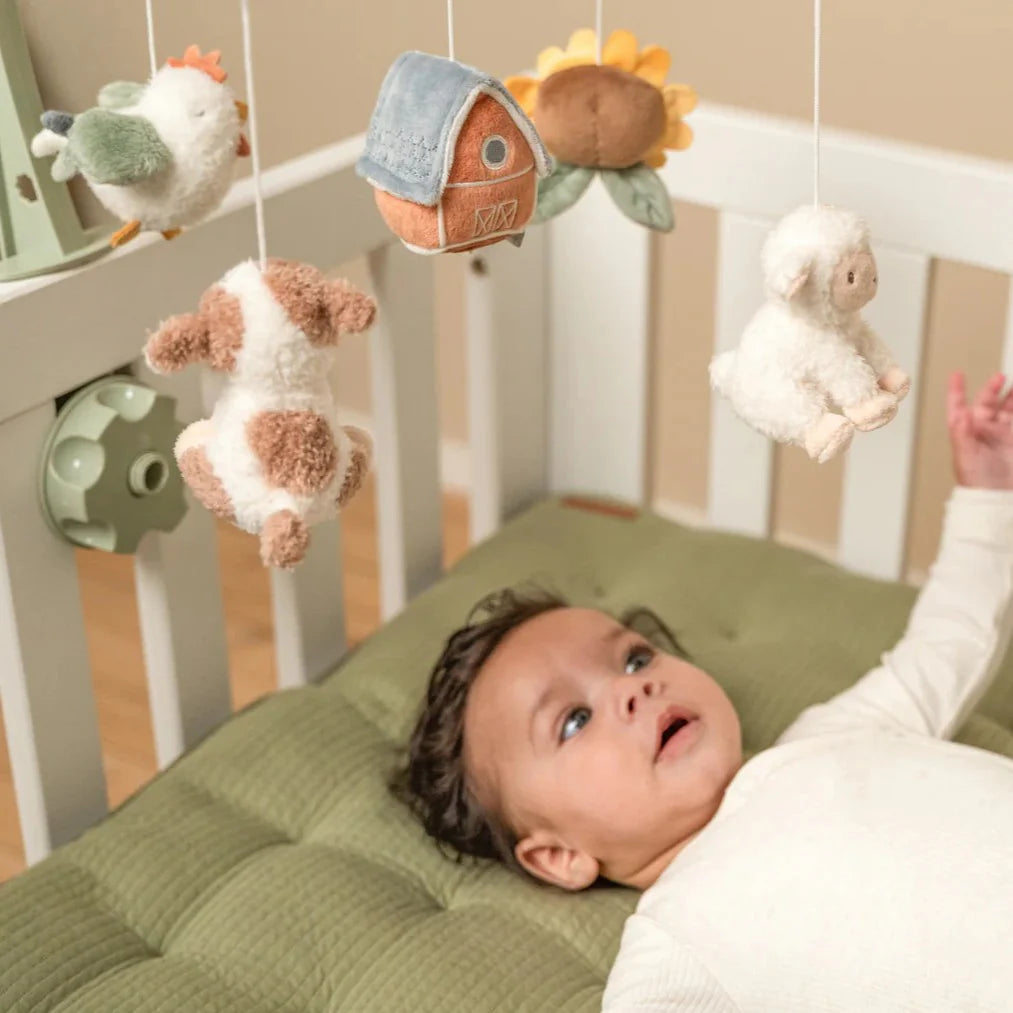 Little Farm Soothing Baby Music Cot Mobile
