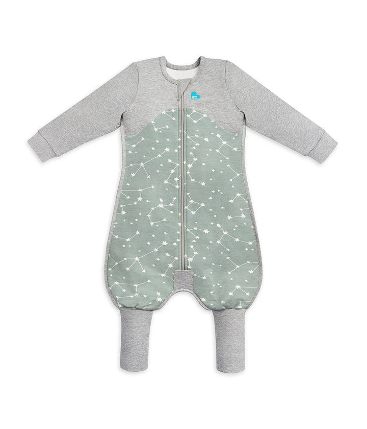 Love to Dream Cotton Fleece Sleep Suit 1.0 TOG - Olive Stellar