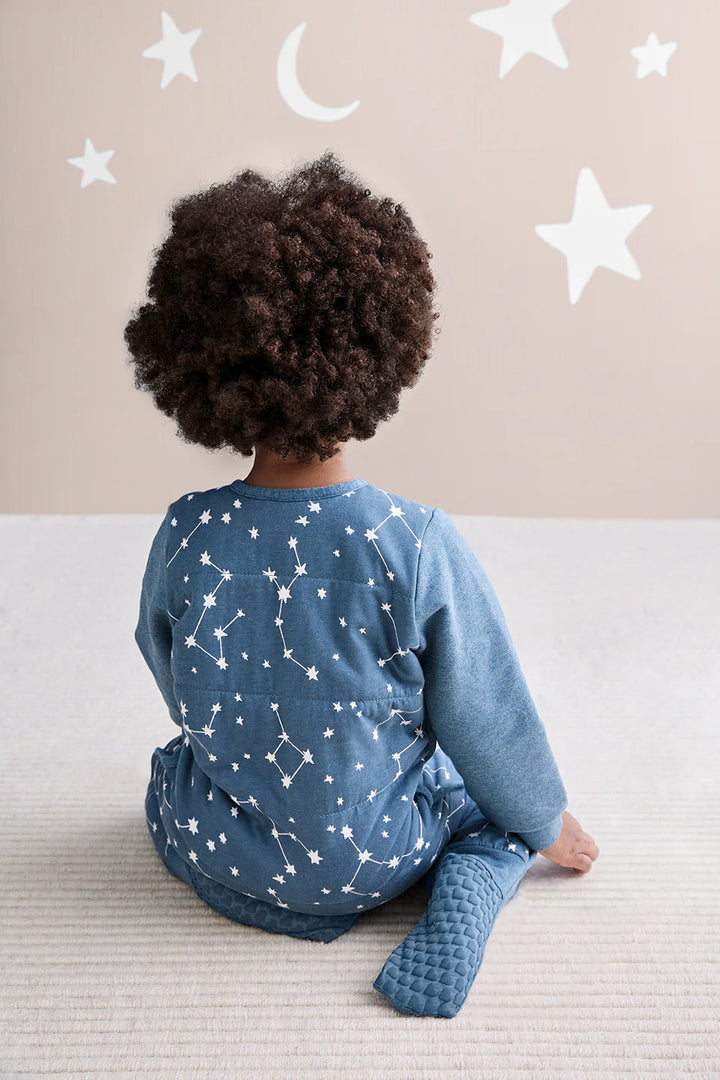 Love to Dream Quilted Cotton Sleep Suit 2.5 TOG - Denim Stellar