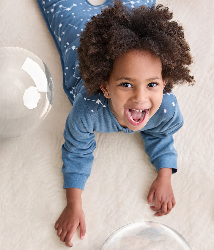 Love to Dream Quilted Cotton Sleep Suit 2.5 TOG - Denim Stellar