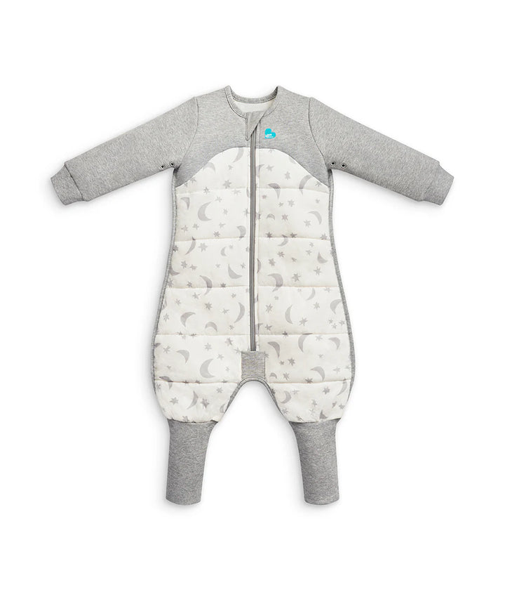 Love to Dream Quilted Cotton Sleep Suit 2.5 TOG - White Moonlight