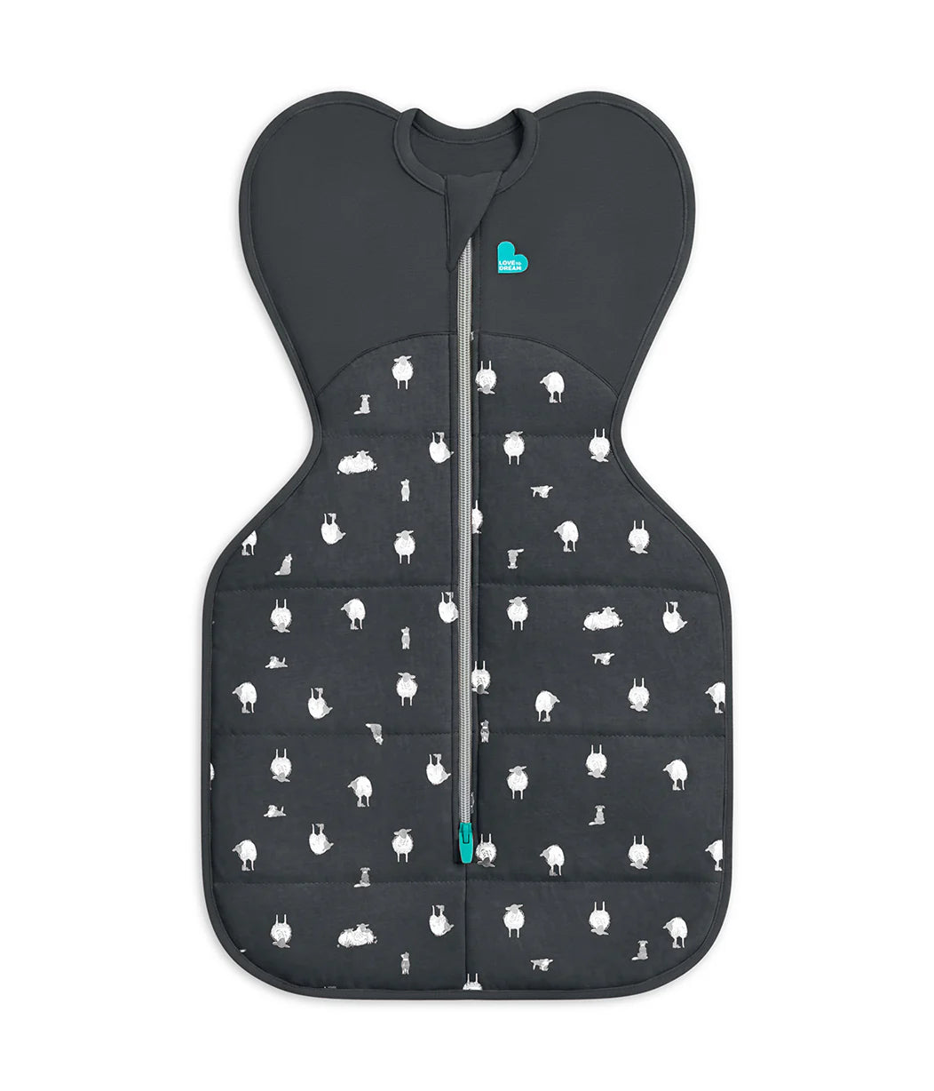 Love to Dream Swaddle Up™ Quilted Cotton & Merino Wool 2.5 TOG - Charcoal