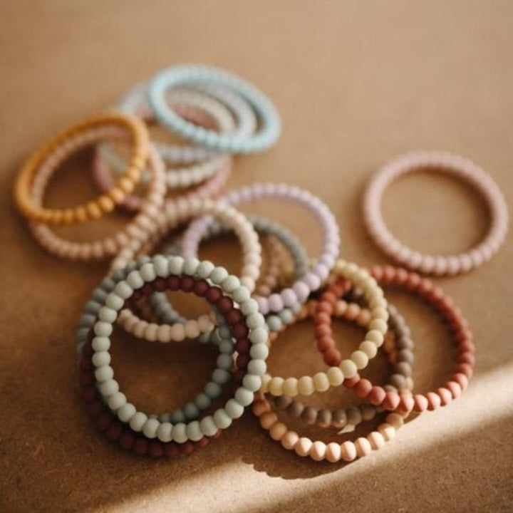 Mushie Pearl Teether Bracelets 3-Pack