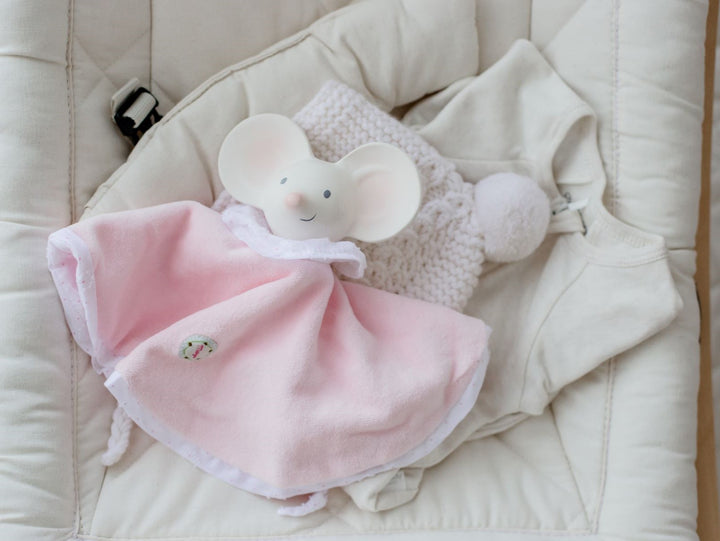 Tikiri Meiya the Mouse Snuggly Teether & Comforter