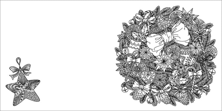 Merry & Bright Christmas Colouring Book