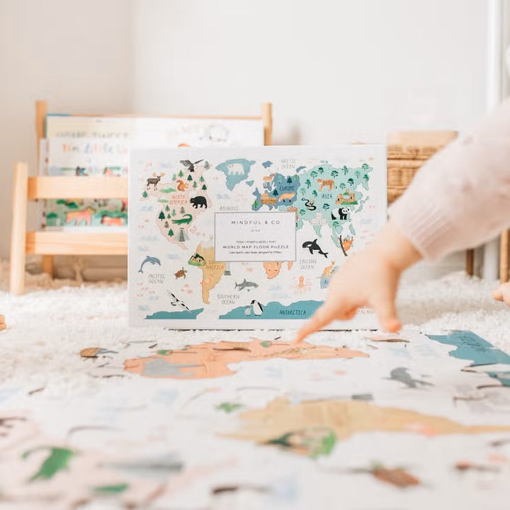 World Map Floor Puzzle