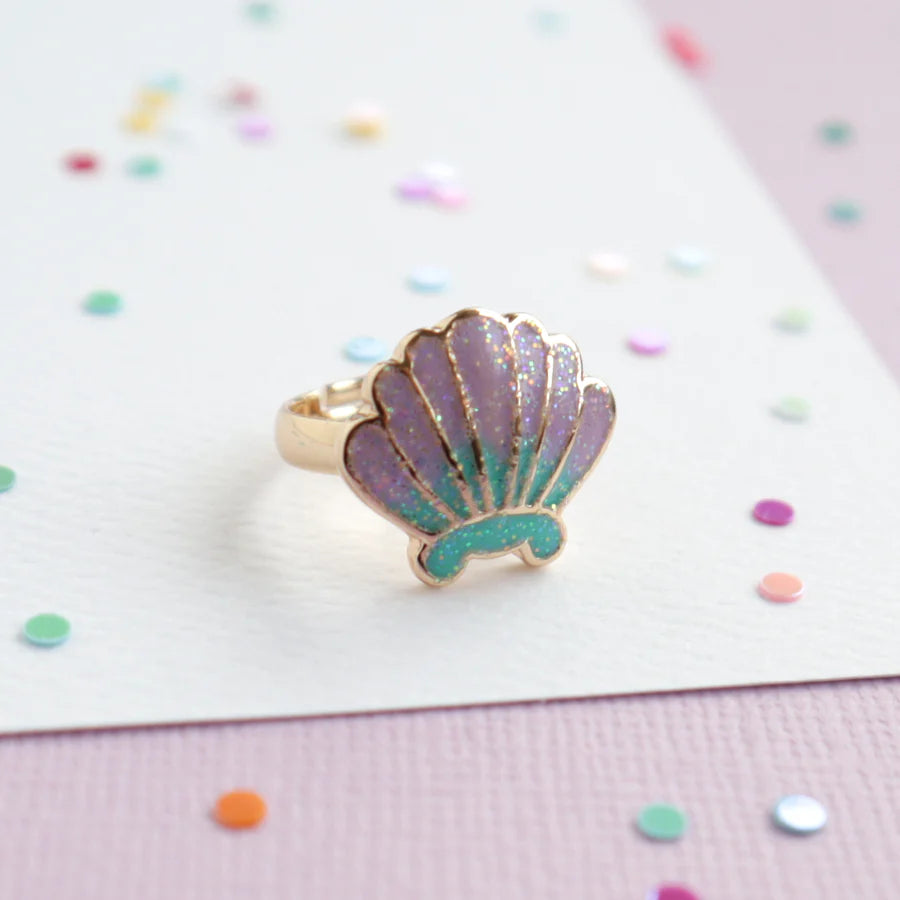 Mon Coco Adjustable Ring Mermaid's Shell – The Thrifty Mumma