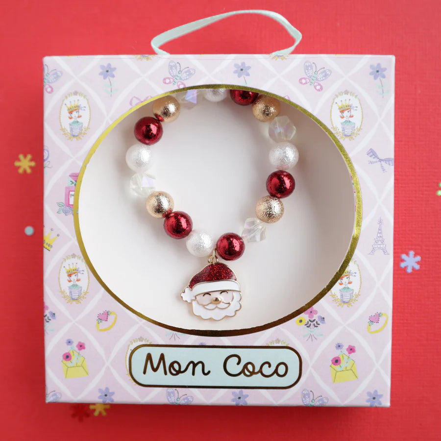 Mon Coco Christmas Stretch Bracelet - Dear Santa