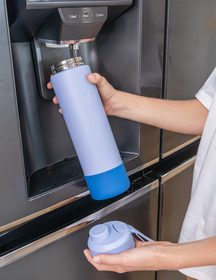 MontiiCo Fusion 700ml Insulated Sipper Lid Drink Bottle | Cloud