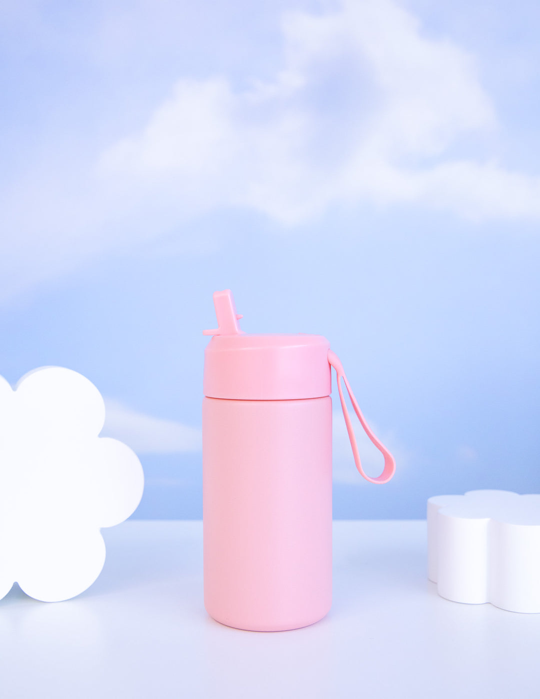 MontiiCo Fusion 350ml Insulated Sipper Lid Drink Bottle | Camellia
