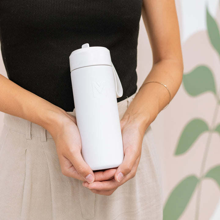 MontiiCo Fusion 475ml Insulated Sipper Lid Drink Bottle | Blizzard