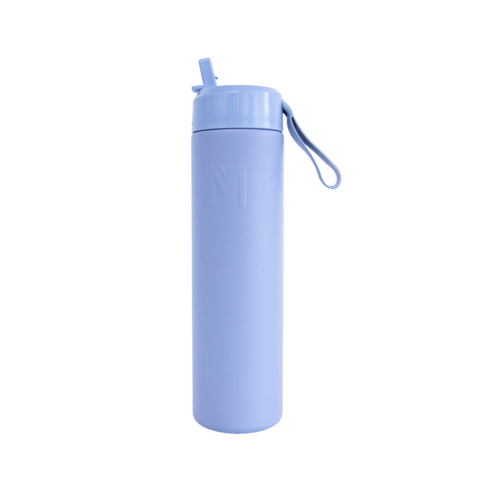 MontiiCo Fusion 700ml Insulated Sipper Lid Drink Bottle | Cloud