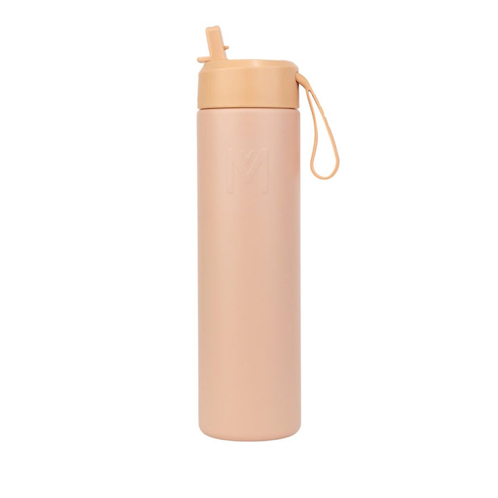 MontiiCo Fusion 700ml Insulated Sipper Lid Drink Bottle | Dune