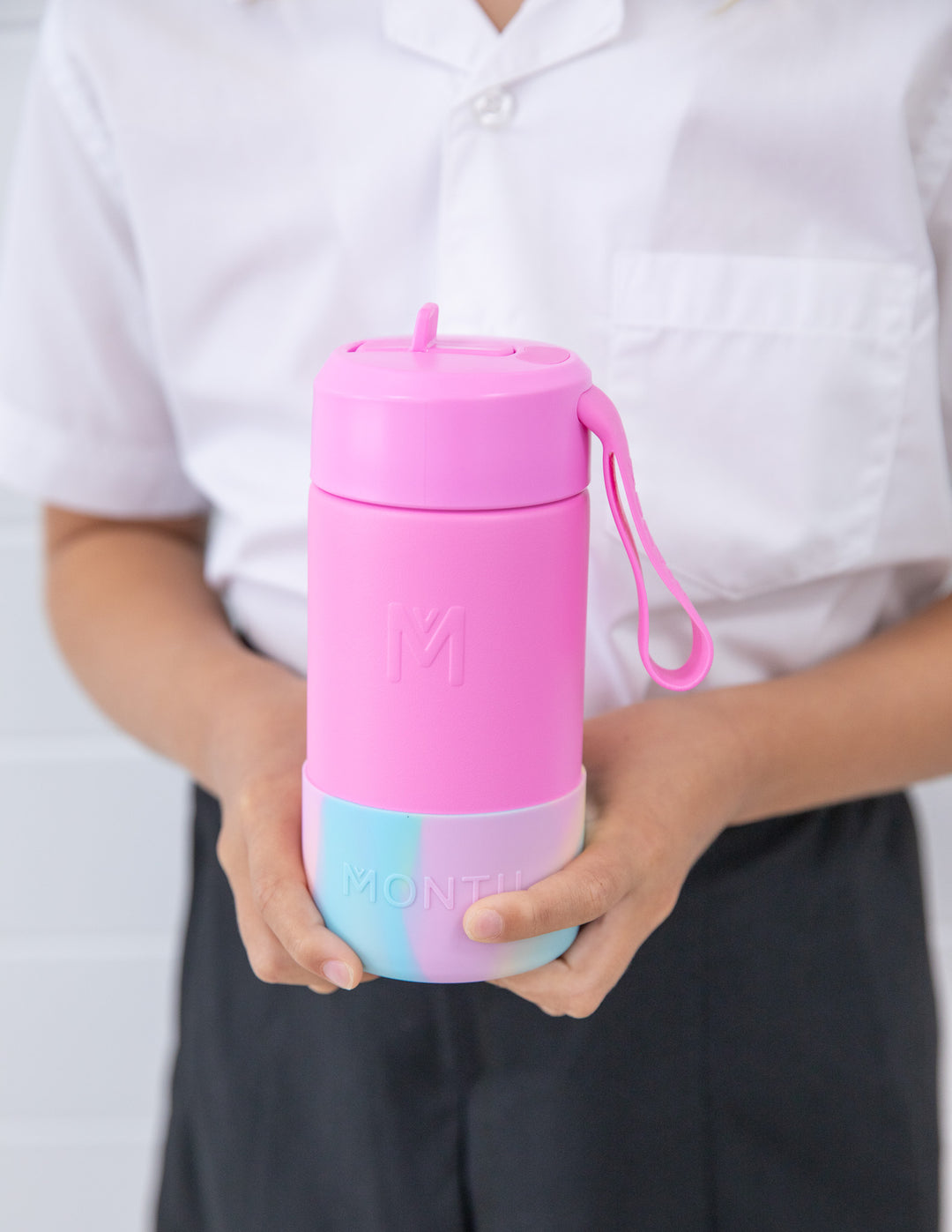 MontiiCo Fusion 350ml Insulated Sipper Lid Drink Bottle | Floss
