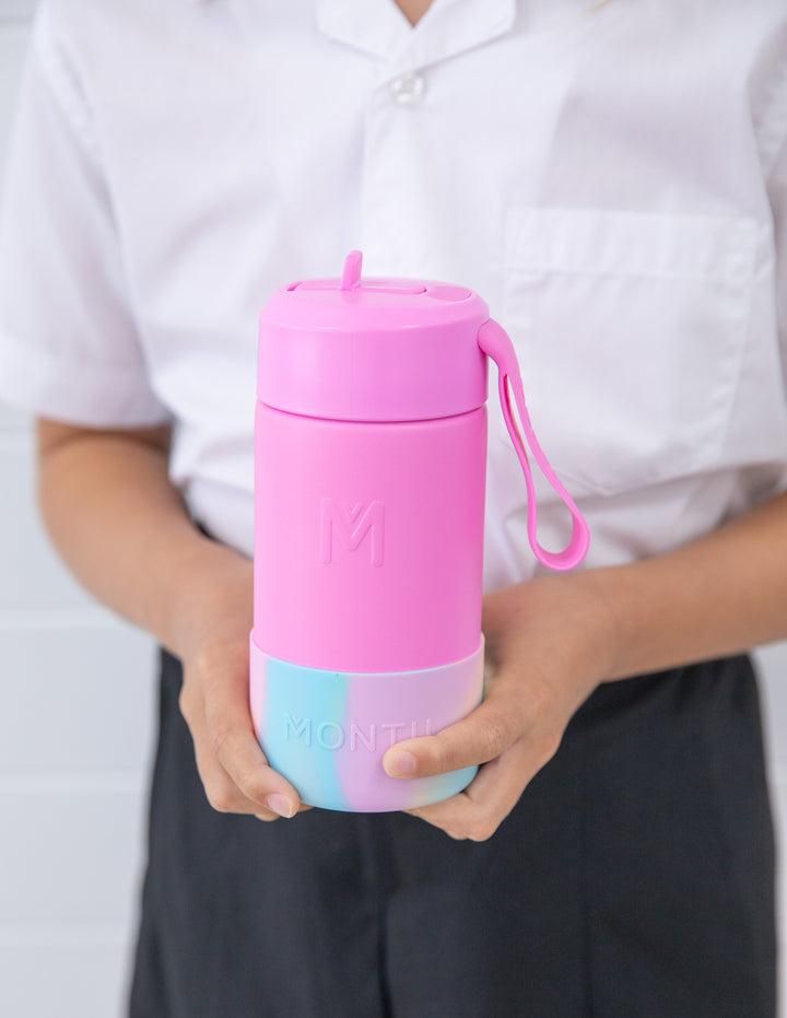 MontiiCo Fusion 350ml Insulated Sipper Lid Drink Bottle | Floss