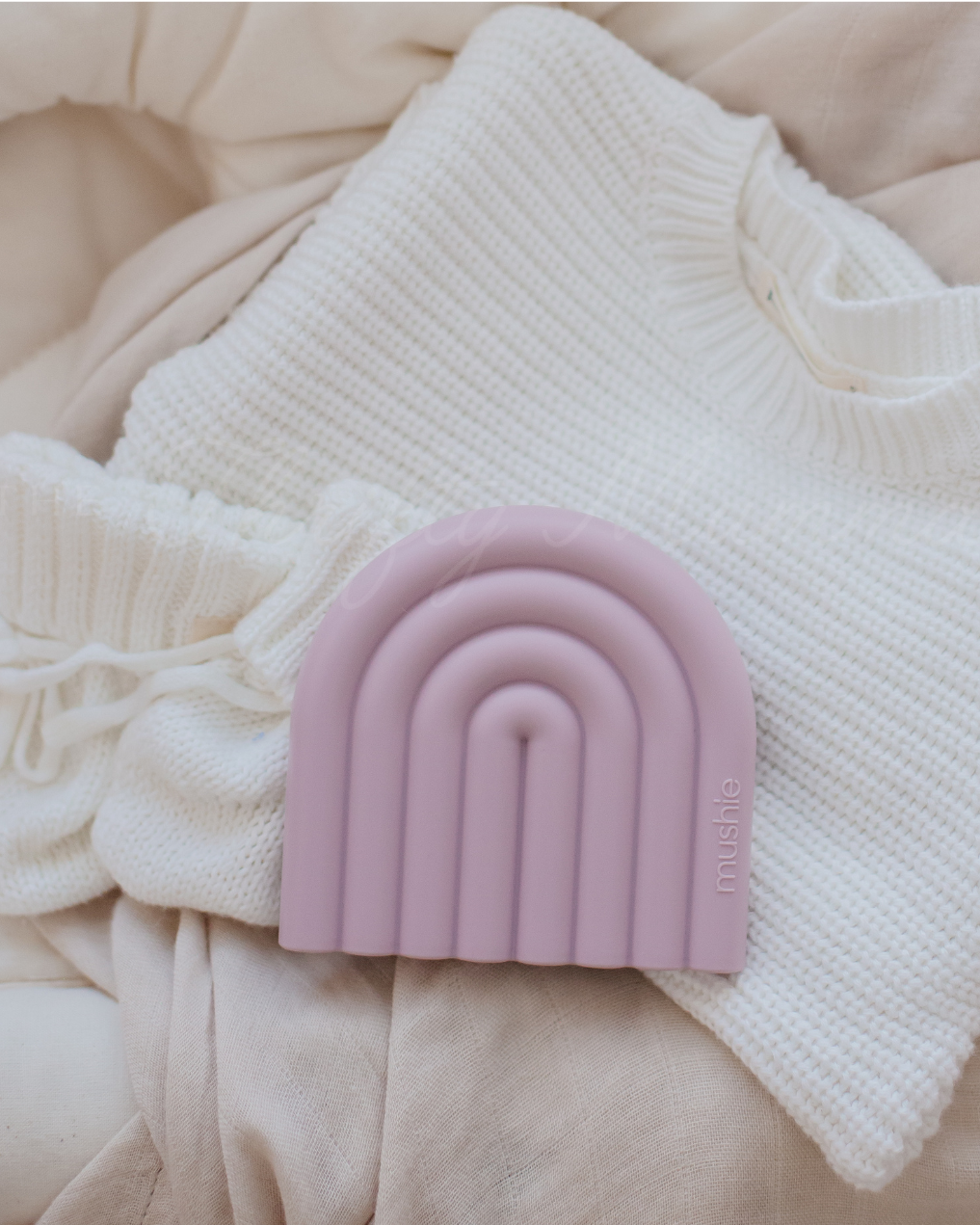 Mushie Rainbow Teether