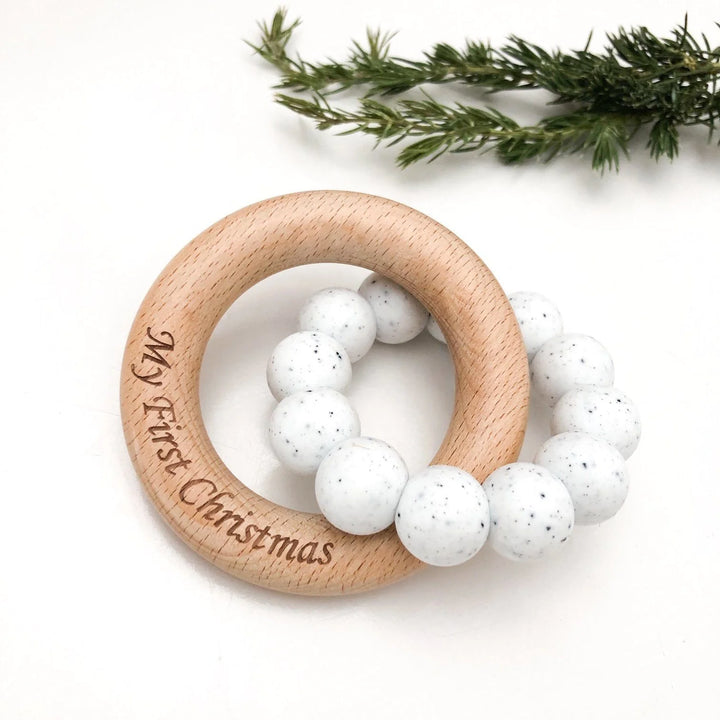 My First Christmas Keepsake Teether & Rattle - Assorted