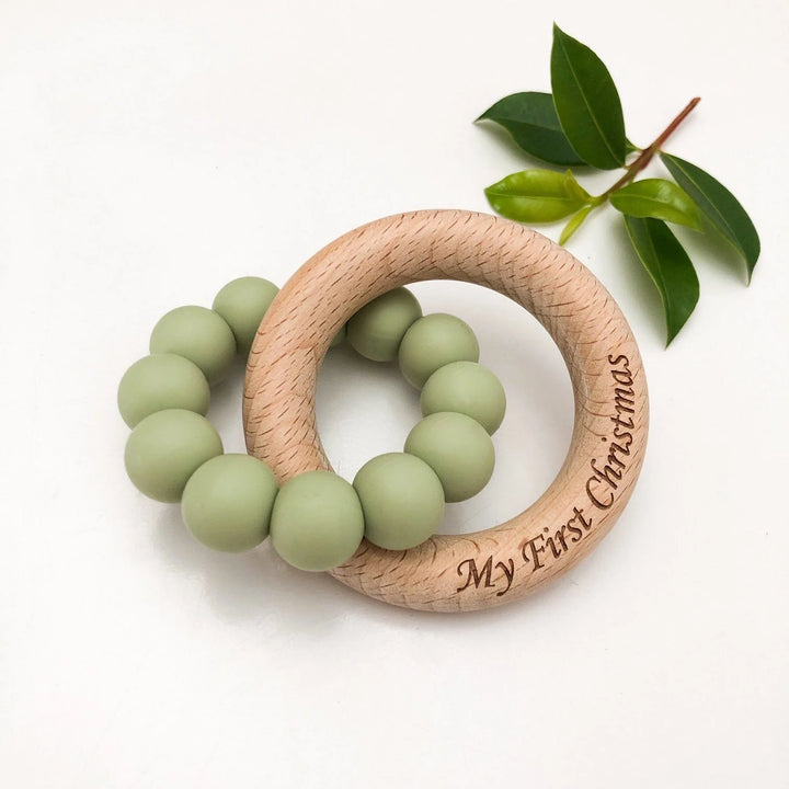 My First Christmas Keepsake Teether & Rattle - Assorted