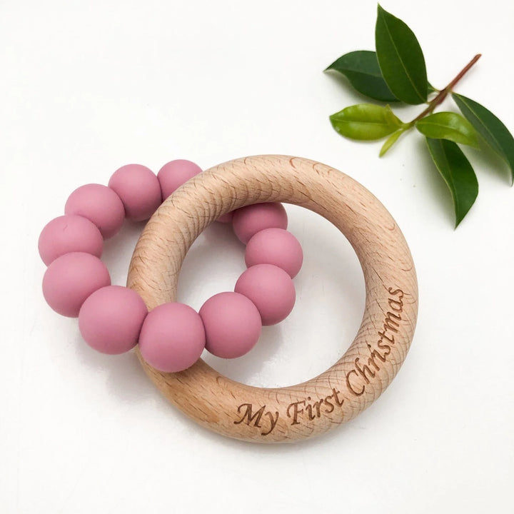 My First Christmas Keepsake Teether & Rattle - Assorted