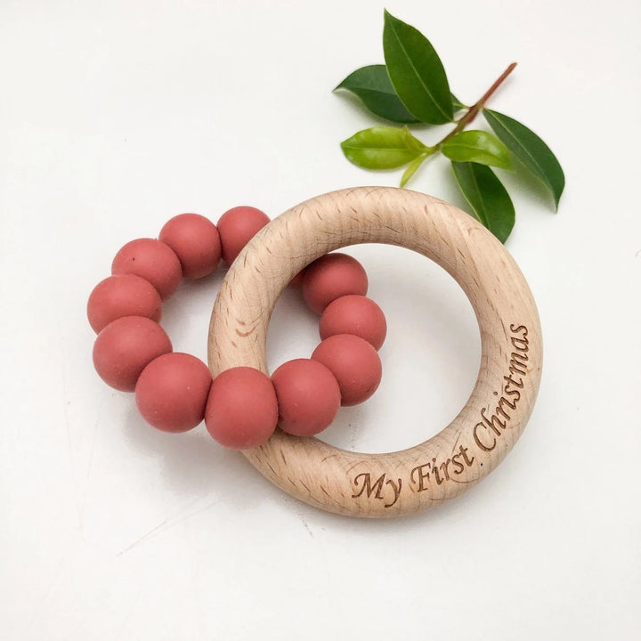 My First Christmas Keepsake Teether & Rattle - Assorted