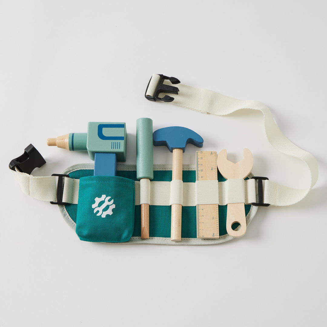 Wooden Tool Belt 5 Piece Play Set