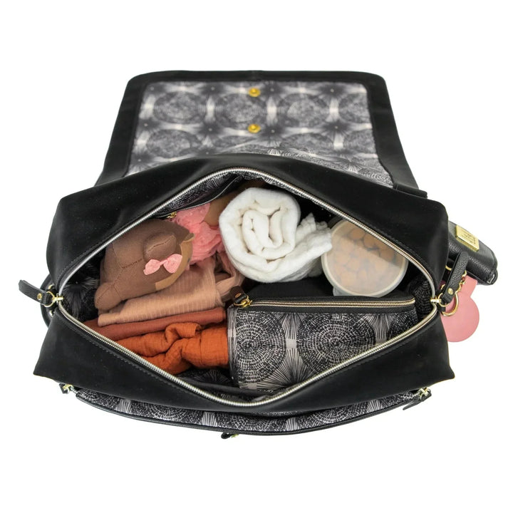 Nappy Bag Boxy Backpack - Twilight Black