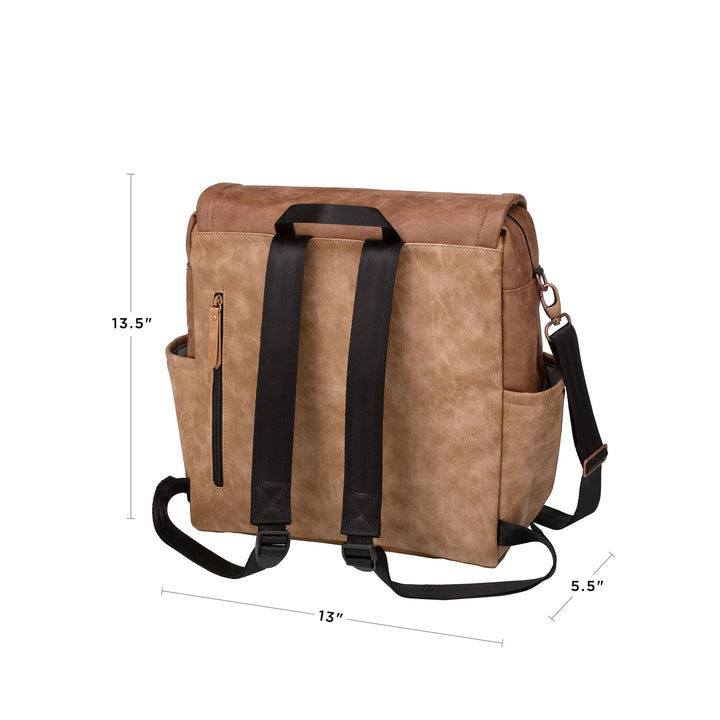 Nappy Bag Boxy Backpack - Brioche