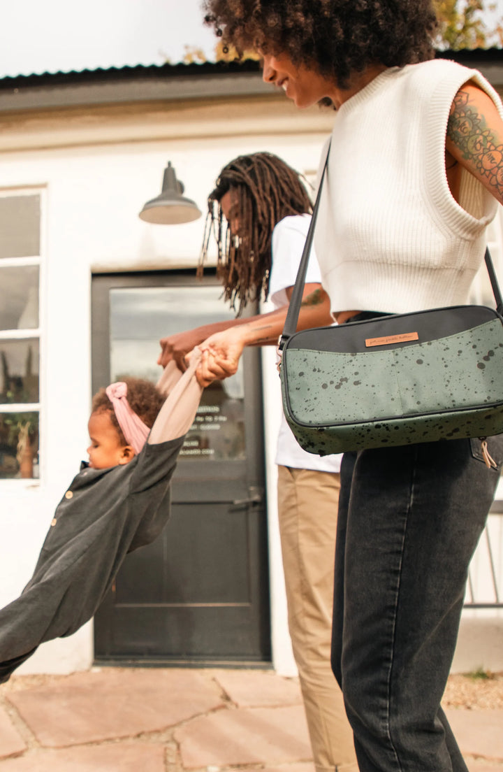 Nappy Bag Companion Clutch with Change Mat - Olive