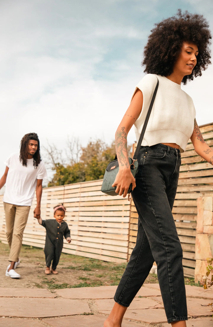 Nappy Bag Companion Clutch with Change Mat - Olive