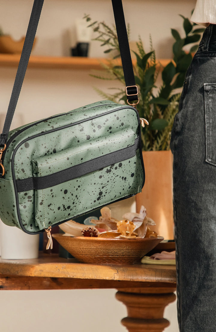 Nappy Bag Companion Clutch with Change Mat - Olive