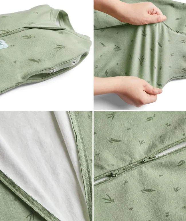 ergoPouch Cocoon Zip Swaddle Bag 1.0 TOG - Oatmeal Marle