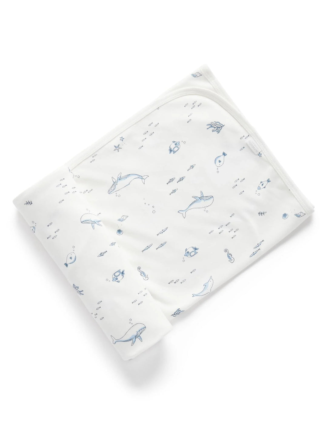 Purebaby Organic Bunny Rug Wrap -  Nautical