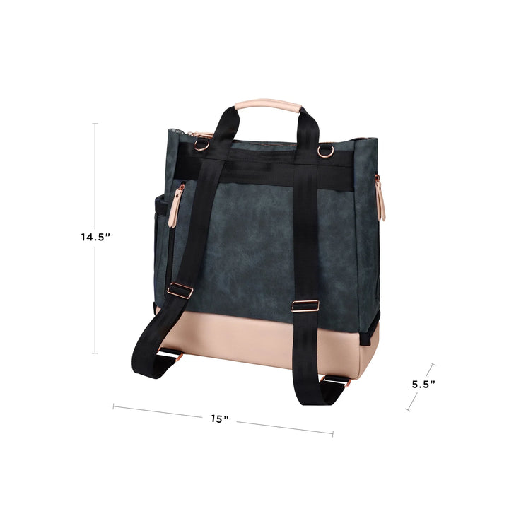 Pivot 2 in 1 Nappy Bag Tote & Backpack - Indigo Blush