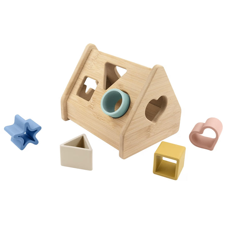 Playground Wooden House Shape Sorter