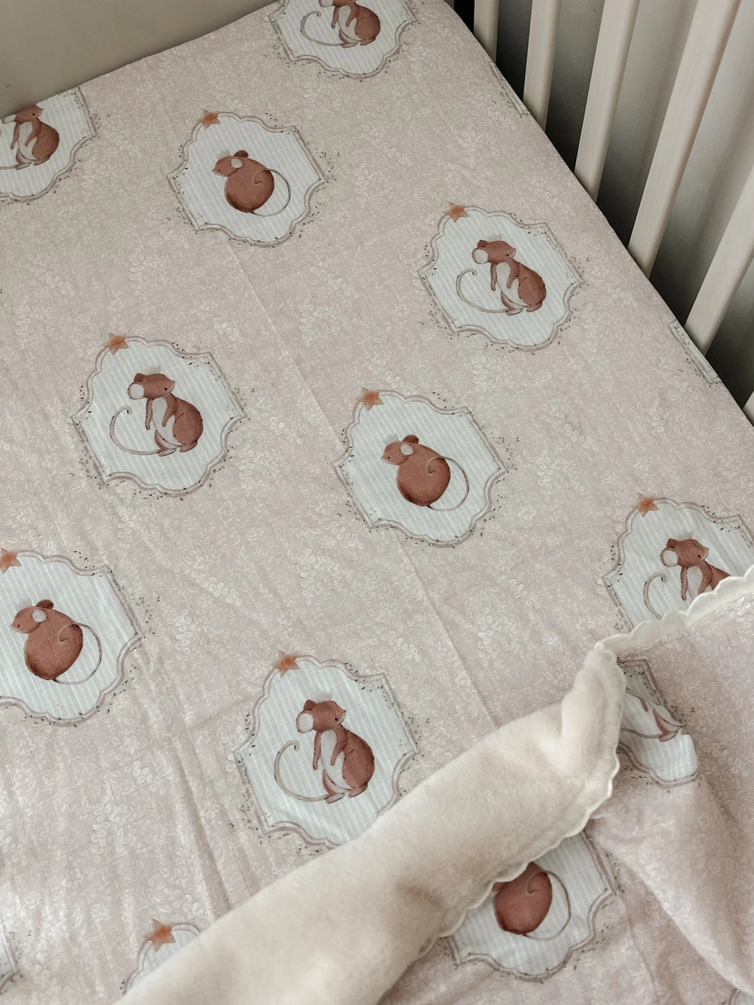 Pop Ya Tot Organic Muslin Cot Sheet - Sweet Squeak