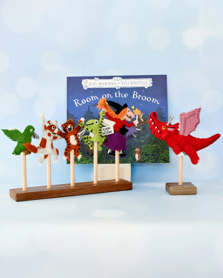 Room on the Broom Felt Finger Puppet Set
