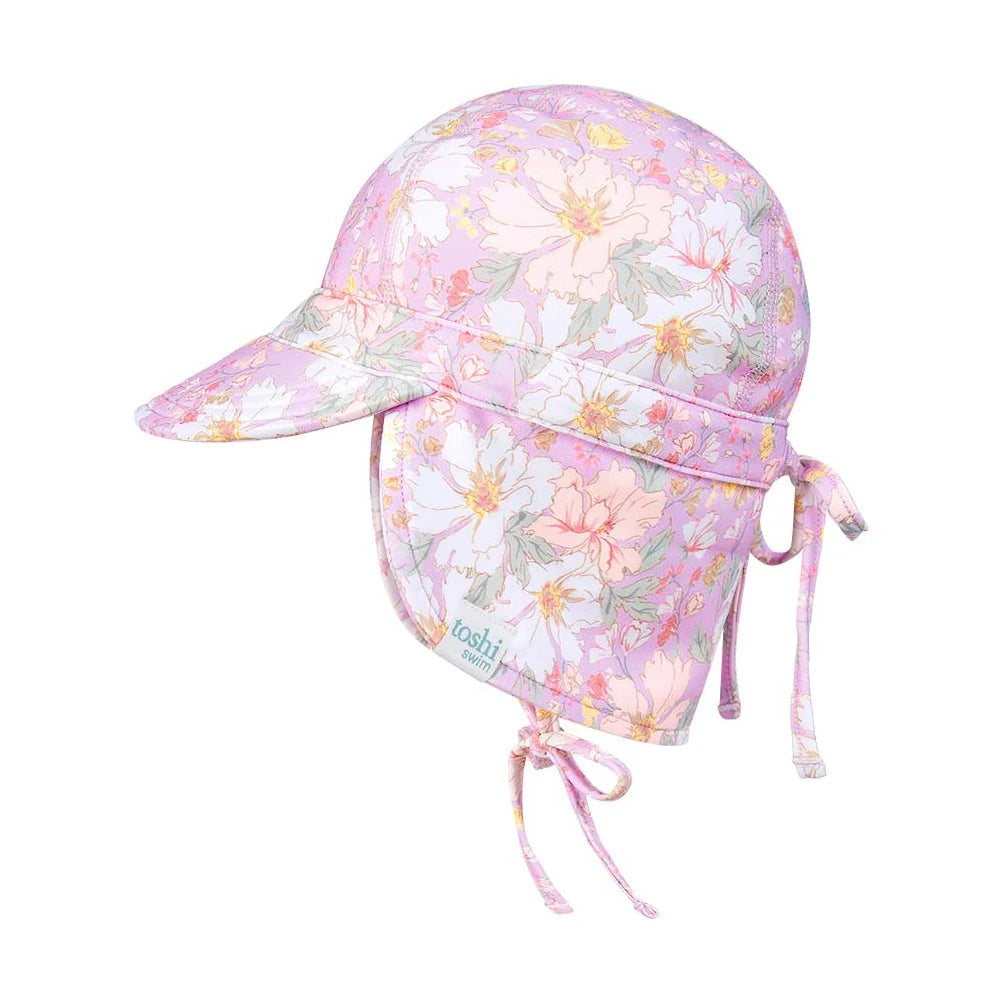 Toshi Swim Baby Flap Cap Classic | Dahlia