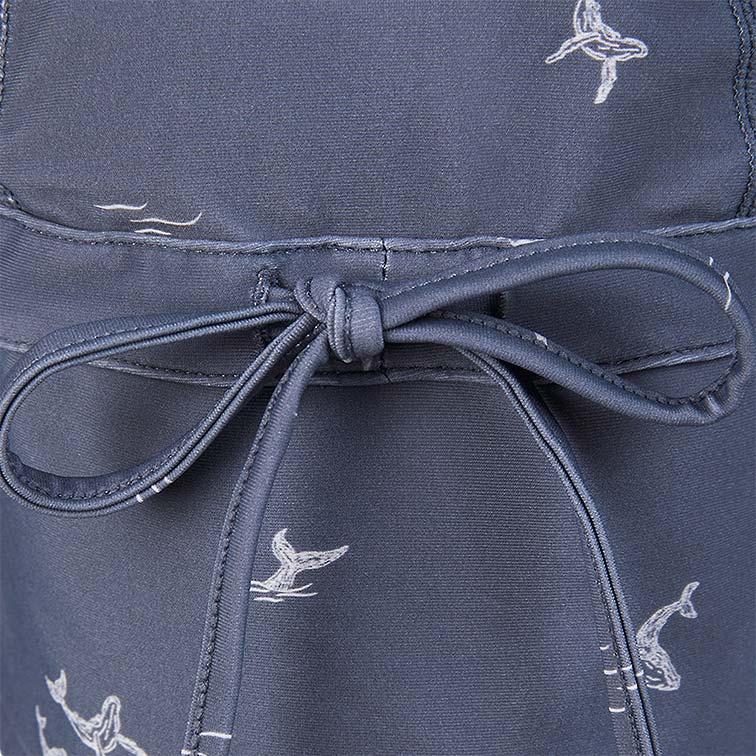 Toshi Swim Baby Flap Cap Classic | Whales
