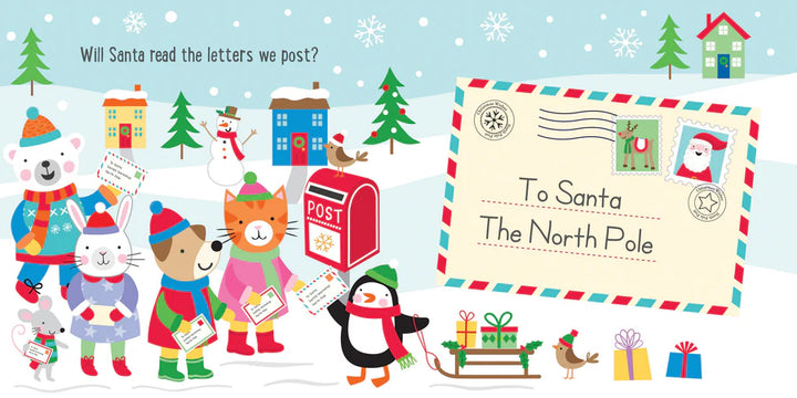 Santa's Surprise Lift the Flap Board Book