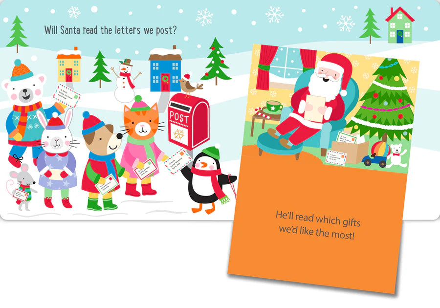 Santa's Surprise Lift the Flap Board Book