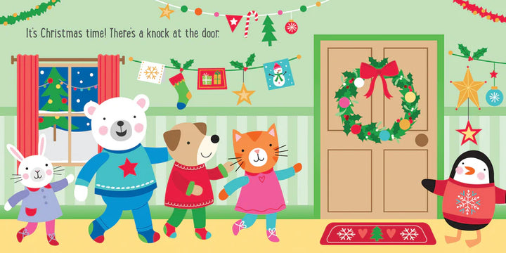 Santa's Surprise Lift the Flap Board Book