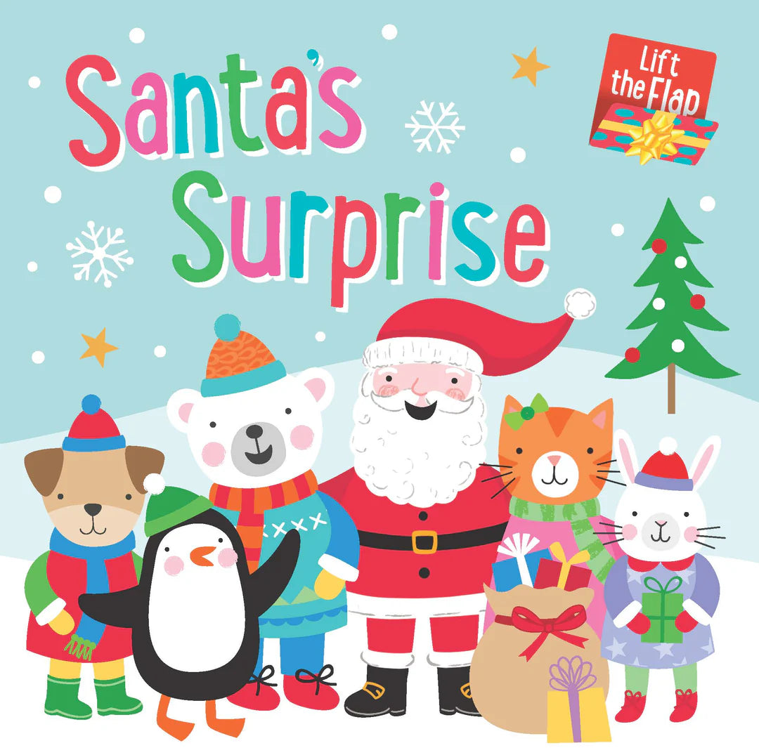 Santa's Surprise Lift the Flap Board Book