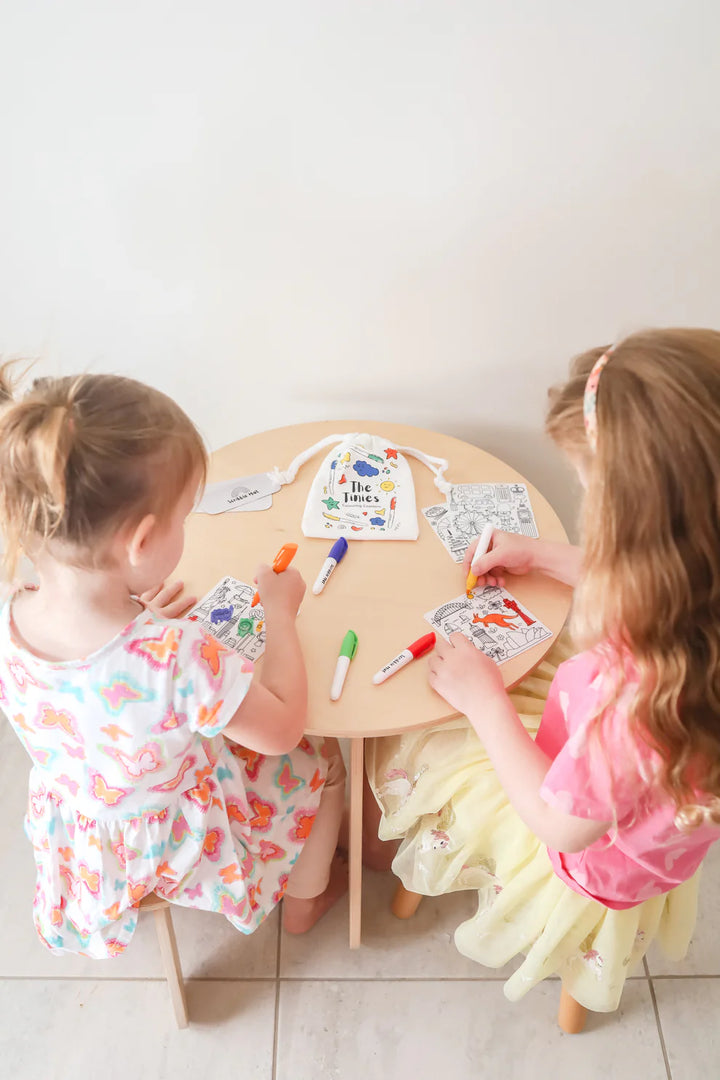 "The Tinies" 8-in-1 Reusable Mini Scribble Mat Set